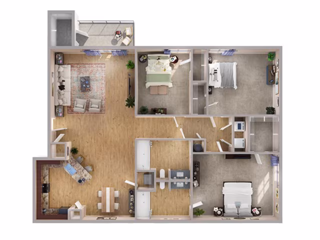 Unit 1-0135 floor plan